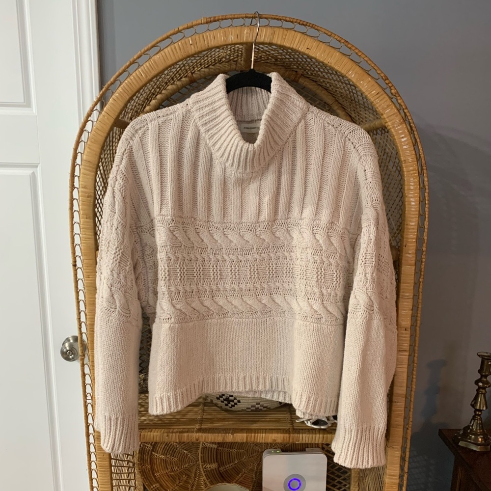 James Street Co Ida Cable Sweater M - Picture 2 of 8